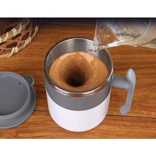 Self Stirring Coffee Mug Automatic Magnetic Stirring Coffee Cup Self-Mixing Cup Ideal Mixing Mug for Office HomeTravel