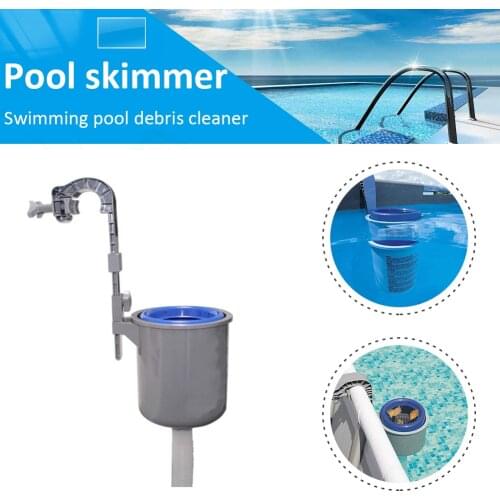 Pool Skimmer Automatic Swimming Pool Wall Mount Surface Cleaner Pool Strainer Cleaning Tool For Swimming Pools 2021