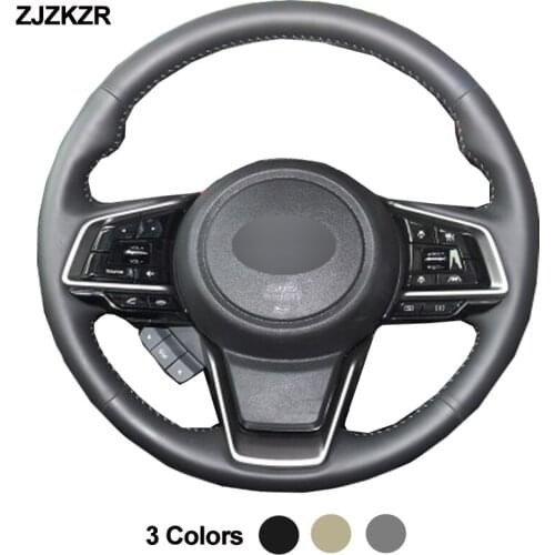 Car Auto Steering-Wheel Cover For Subaru Forester Ascent 2019 Crosstrek 2018 - 2019 Impreza 2017 -2019 Outback 2018 -2020 Legacy