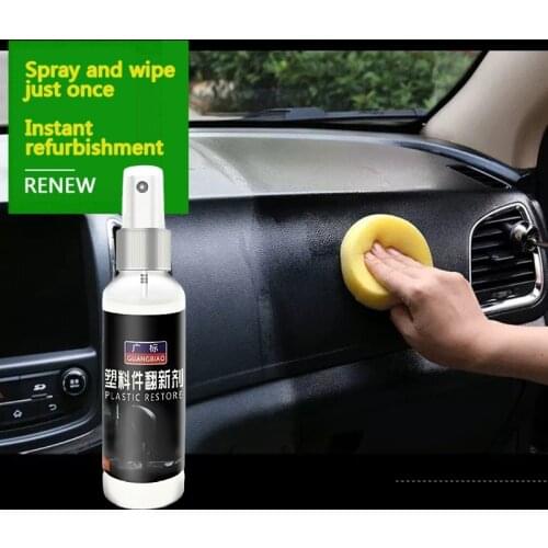30ml Automotive Interior Plastic Parts Retreading Agent Renovated Coating Cleaner Parts Wax Instrument Panel Retreading Agent