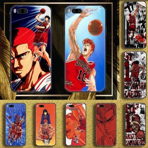 Anime Slam Dunk Phone case For Xiaomi Mi Max Note 3 A2 A3 8 9 9T 10 Lite Pro Ultra black art shell soft waterproof tpu prime 3D