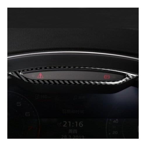For Audi A6 C8 2019 Car Styling Dashboard Panel Cover Trim Frame Sticker Chrome Interior Accessories