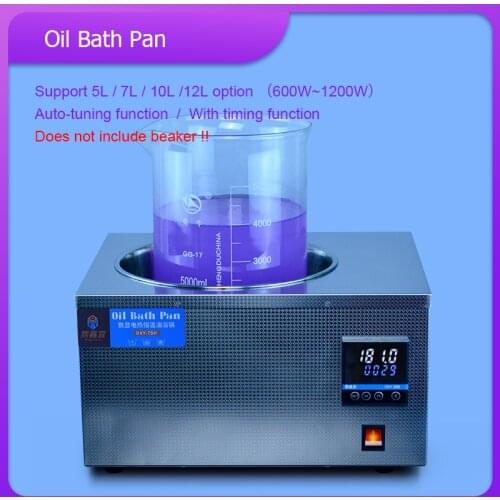 DXY-10H Laboratory 10L Water Bath/oil Bath Pan Constant Temperature LCD Digital Display Lab Equipment Thermostat Tank