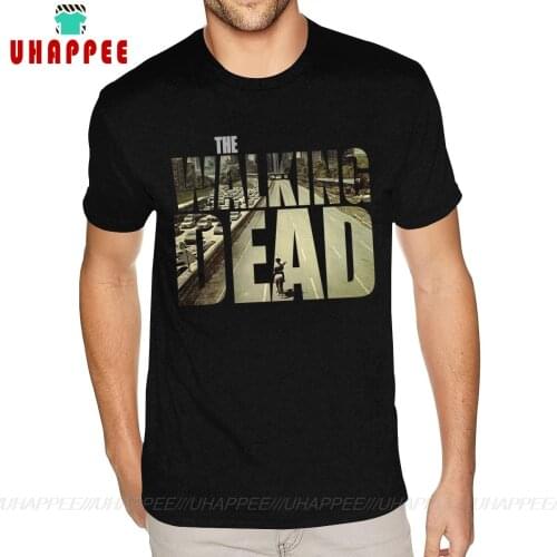 Short Sleeve Round Collar Cotton Daryl Dixon The Walking Dead T Shirt Personalisation Gentlemen' S TShirt