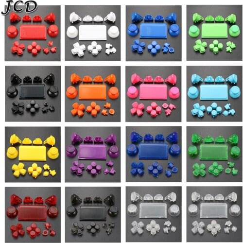 JCD 19 Color Optional L1 R1 L2 R2 Trigger Buttons Set replacement for PS4 Pro controller for PS4 4.0 JDS 040 JDM 040 Buttons Kit