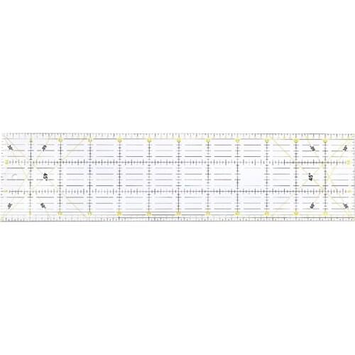 Patchwork ruler cutting special ruler 60cmx15cm thickness 3mm hand tool Two-color large rectangular rulerHot