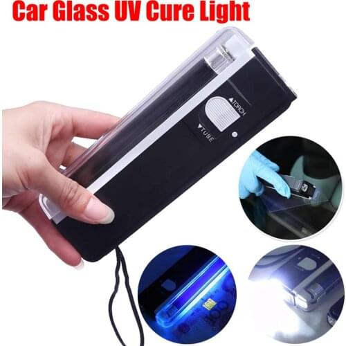 Multifunctional Auto Glass UV Cure Light Car Window Resin Cured Ultraviolet UV Lamp Lighting Windshield Repair Tools Wholesale