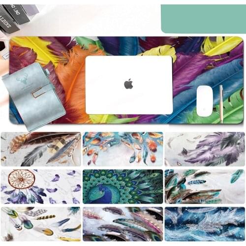 Mouse Pad Large Size Anti-Slip Mousepad Waterproof PU Leather Gamer Desk Mat for Desktop PC Computer Laptop