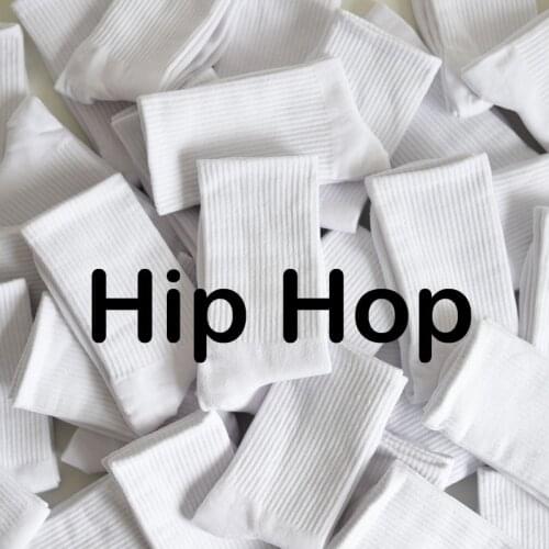 New Soild Colors Cotton Unisex Socks Personality Harajuku Black White Couples Skateboard Knitted Casual Hip Hop Street Socks