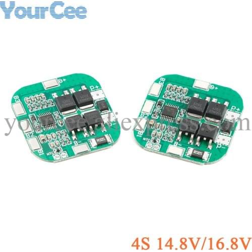 2pcs 4S 14.8V 16.8V 20A Peak Li-ion BMS PCM Battery Protection Board Module for Lithium LicoO2 Limn2O4 18650 Li battery