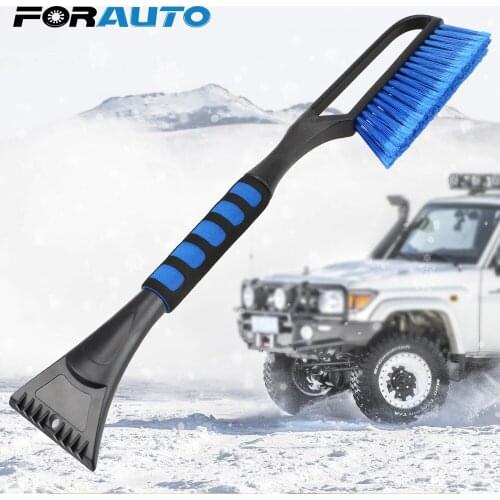 FORAUTO Snow Ice Scraper Snow Brush Shovel Removal Brush Car Vehicle for the car Windshield Cleaning Scraping Tool Winter Tools
