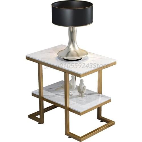 Nordic Light Luxury Marble Net Red Creative Coffee Table Table Sofa Seating Area Modern Storage Bedroom Bedside Cabinet