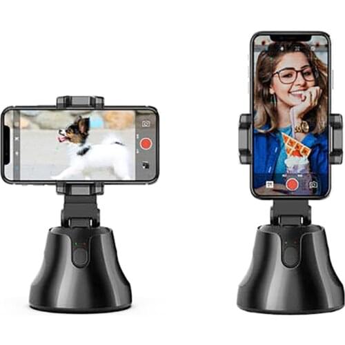 Smart Shooting Holder Auto Face Tracking Gimbal Stabilizer 360° Rotation Video Shooting Stand for iOS Android Mobile Phone