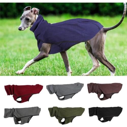 High Collar Pet Clothes for Medium Large Dogs Winter Warm Big Dog Coat Pharaoh Hound Great Dane Pullovers Mascotas Supplies