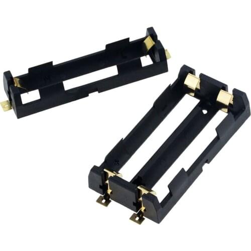 1PCS DIY 1x 2x 18650 Series Batteries Holder Box Storage Case Container Power Bank With Bronze Pins