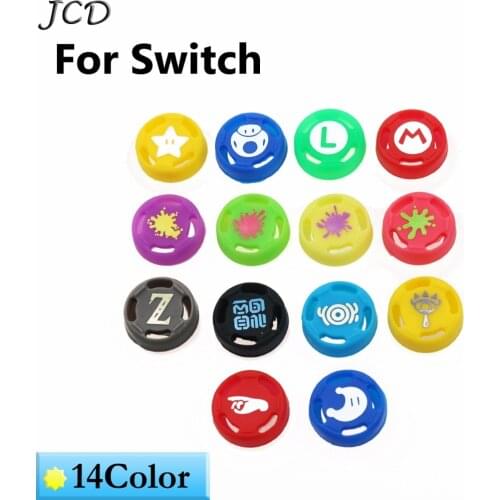 JCD 2pcs Multicolor For Switch 3D Analog Joystick Caps for Nintend Switch NS Silicone Cap Thumb Grip Gamepad for Joy-con