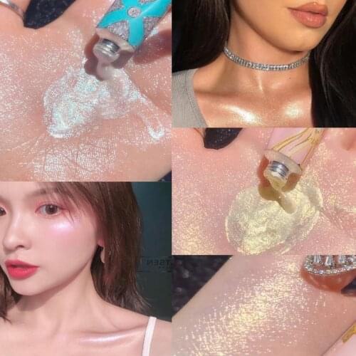 Diamond Liquid Highlight Stick Brightening Face Body Eyeshadow Contouring Glitter Powder Long Lasting Gloss Beauty Makeup