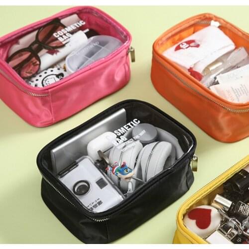 Small Organizer Travel Storage Bag Women Household Transparent Storage Ziplock Organizador De Ropa Plastic Bag Organizer EA60SN
