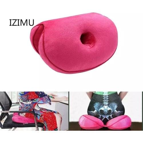 IZIMU Seat Cushion Multifunctional Dual Comfort Memory Foam of Hip Lift Seat Cushion 8 Colour Beautiful Butt Latex Seat Cushion