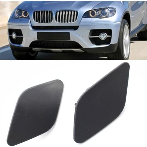 X5 X6 Auto Front Headlight Washer Nozzle Cover Left & Right For BMW E70 E71 E72 2008 2009 2010 2011 2012 2013 2014