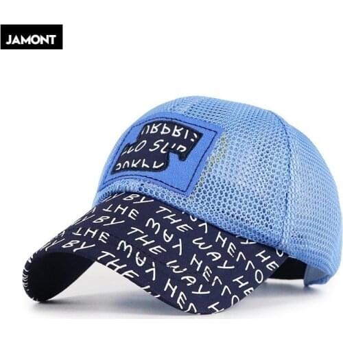New Summer Baby Hat For Girls Adjustable Children Baseball Cap For Boy Mesh Denim Baby Cap Kids Sun Hats For 4-12 Years