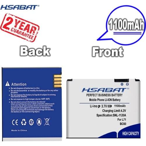 New Arrival [ HSABAT ] 1100mAh BC60 Replacement Battery for Motorola L7 A1600 L72 E8 L71 C261 EM30