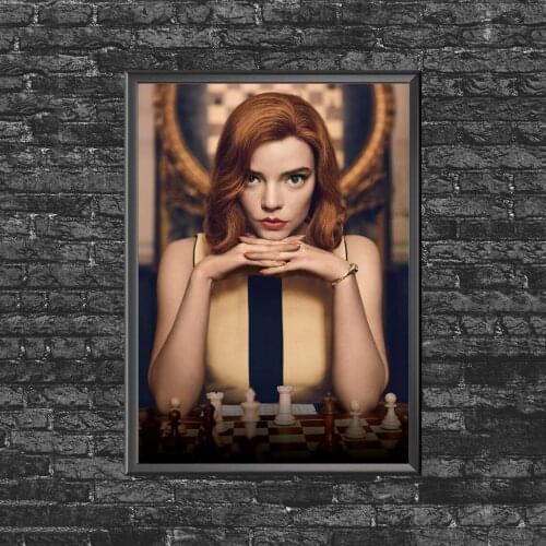 The Queens Gambit Movie Poster Canvas Art Print Wall Painting Home Decoration (No Frame)