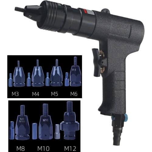 Pneumatic Riveters Pneumatic Pull Setter Air Rivets Nut Gun M3/M4/M5/M6/M8/M10/M12
