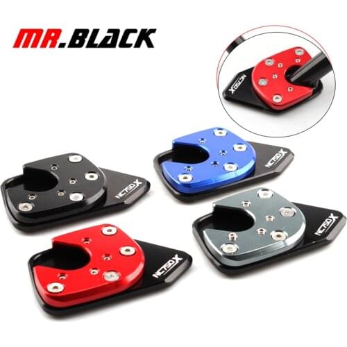 For HONDA NC750X NC 750X NC750 X 2014-2020 Motorcycle CNC Foot Side Stand Pad Plate Kickstand Enlarger Support Extension