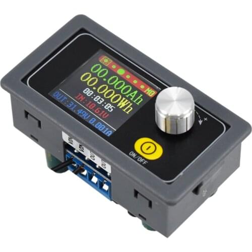 DC DC Buck Converter CC CV Power Module 0.6-30V 5A Adjustable Regulated power supply Voltmeter ammeter CNC Color screen 80W