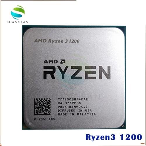 AMD Ryzen 3 1200 R3 1200 3.1 GHz Quad-Core Quad-Thread CPU Processor YD1200BBM4KAE Socket AM4