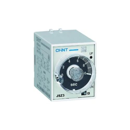 CHINT Time Relay JSZ3A-A Power on Time Relay 0.5s/5s/30s/3min AC220V DC24V AC380V AC110V AC36V AC24V DC12V ST3P Time Relay