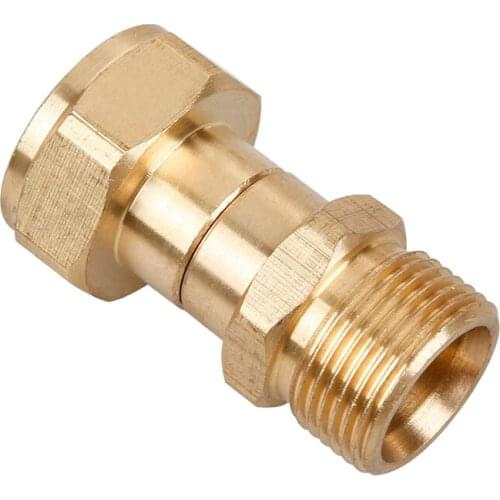 New Pressure Washer Swivel Joint, Kink Free Gun To Hose Fitting, Anti Twist Metric M22 14Mm Connection, 3000 Psi