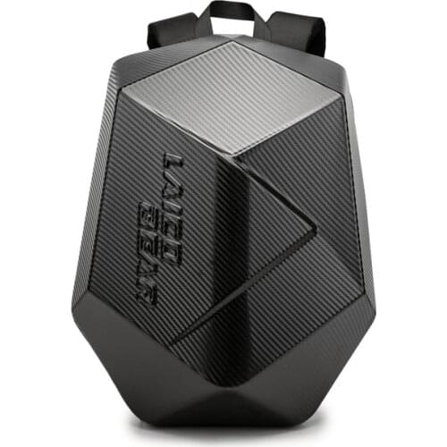 Waterproof Motorcycle Helmet Bag Carbon Fiber Motorcycle Backpack Travel Bag Moto Motorbike Helmet Backpack Hard Shell