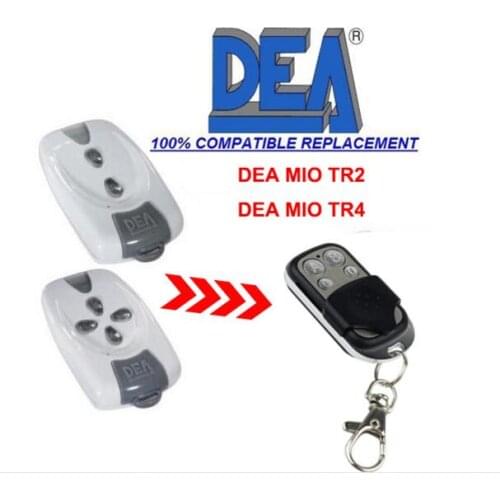 DEA MIO TR2, TR4 Rolling Code Compatible Remote Control 433.92MHz beautiful