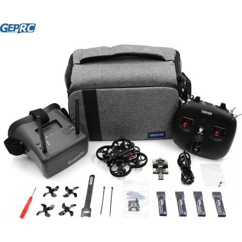 GEPRC TinyGO 4K FPV Whoop RTF Drone WITH Caddx Loris 4K 60fps GR1102 10000Kv GR8 Remote Controller 4.3 inch FPV Goggles