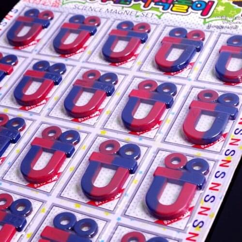 Isotropic Ferrite Magnet Kit for Science Education Experiment Teaching Toy 57BF