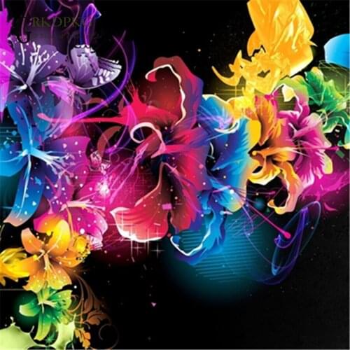 Flower art gift 5d diamond painting full drill square diamond embroidery Cross stitch pictures of rhinestones Wedding decoration