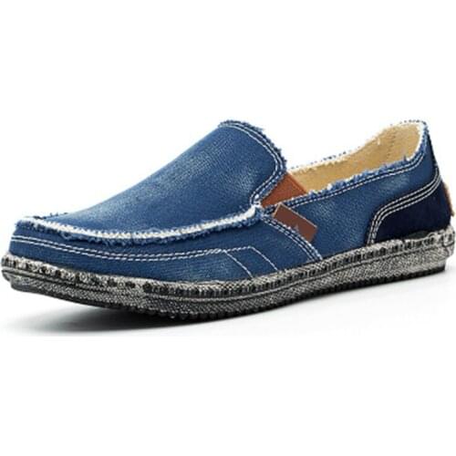 Canvas Men Shoes Denim Comfortable Shallow Mouth Casual New Plimsolls Breathable Male Footwear Spring Autumn Soft Sneakers