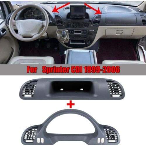 Dashboard Housing Panel Cover+Shelf Penger Compartment With Air Vents for Mercedes Benz Sprinter CDI 1999-2006