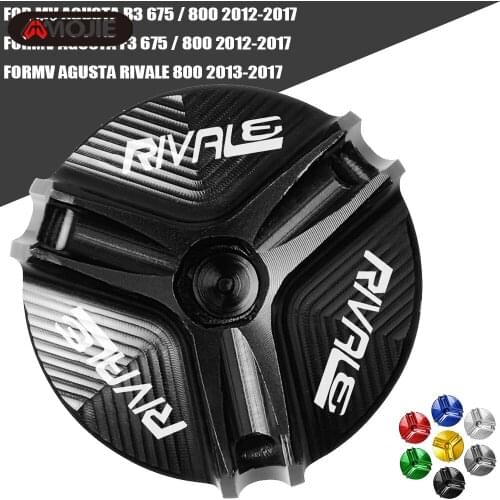 Motorcycle CNC Engine Oil Cap Bolt Screw filler cover Oil Filler Cap FOR MV AGUSTA RIVALE 800 675 800 2013 2014 2015 2016 2017