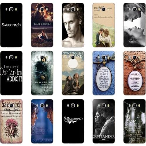 55DD OUTLANDER TV Jamie Fraser Printed Soft Silicone Case Cover for Samsung Galaxy a3 a5 2017 A6 A8 2018 j3 j5 j7 2016 2017
