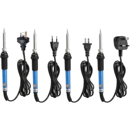 20Pcs Electric Soldering Iron Welding Tool Kit 110V 60W Control Welding Station Tip Case