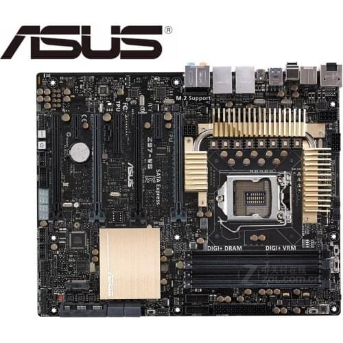 Asus Z97-WS Desktop Motherboard Socket LGA 1150 i7 i5 i3 DDR3 SATA3 USB3.0 USED mainboard