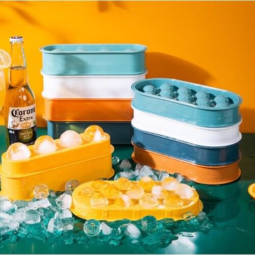 4 Grid Irregular Round Ice Ball Mould Cube Maker Pudding Chocolate Molds Circular Shape Ice Trays Molds Kitchen Tools BPA Free