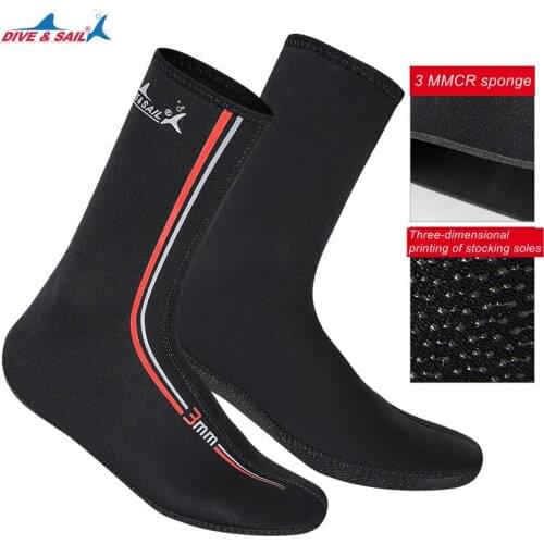 New 3MM Neoprene Diving Surfing Swim Socks Non-slip Beach Spearfishing Wetsuit Shoes Snorkeling Diving Surfing Socks For Adult