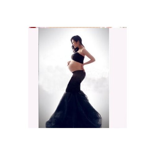 New Fashion Maternity Dresses Photography Props Summer Beach White Lace Maternity Long Dress Fancy Pregnant Photography Dresses