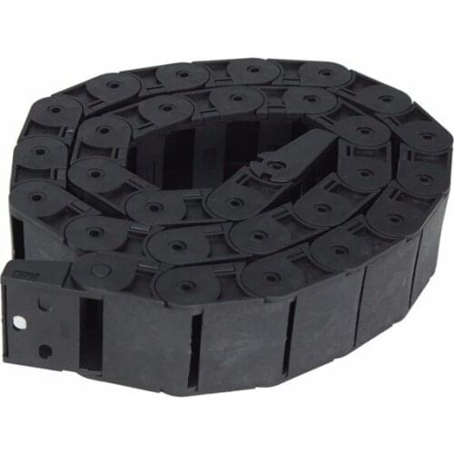 18mm x 37mm Openable Plastic Cable Drag Chain 1M Long Wire Carrier Drag Chain
