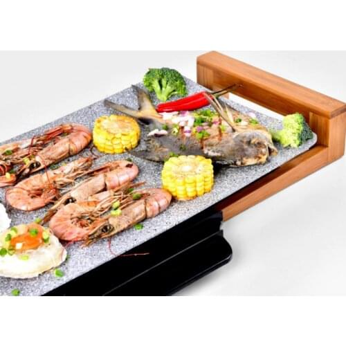 Barbecue oven household electric barbecue machine Korean smokeless baking pan ceramic indoor non-stick barbecue pot teppanyaki
