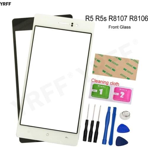 Front Glass Panel For OPPO R5s R5 R8106 R8107 (No Touch Screen) Outer Glass Cover R17 CPH1879 Repair Assembly Parts